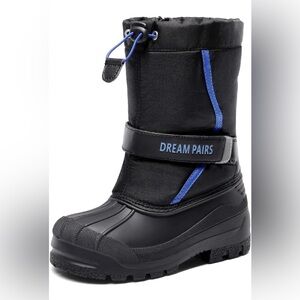 Dream Pairs Black and Blue Snow Boots